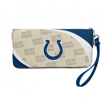 MYTEAM NFL Curve Zip Organizer Wallet; Indianapolis Colts MY92167
